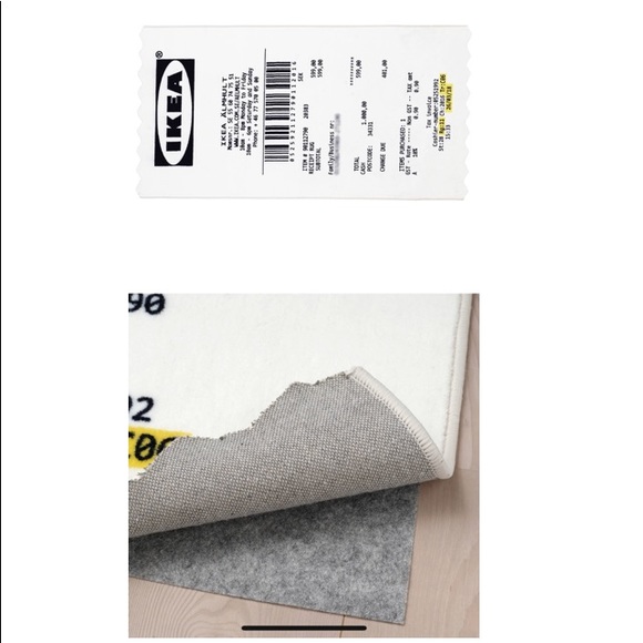 COPY - IKEA Receipt Rug - Picture 1 of 2